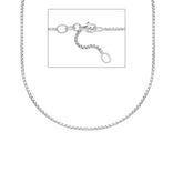 Halskette in 18 Karat Gold in Weissgold, ca. 5.00 Gramm - MVT078BB